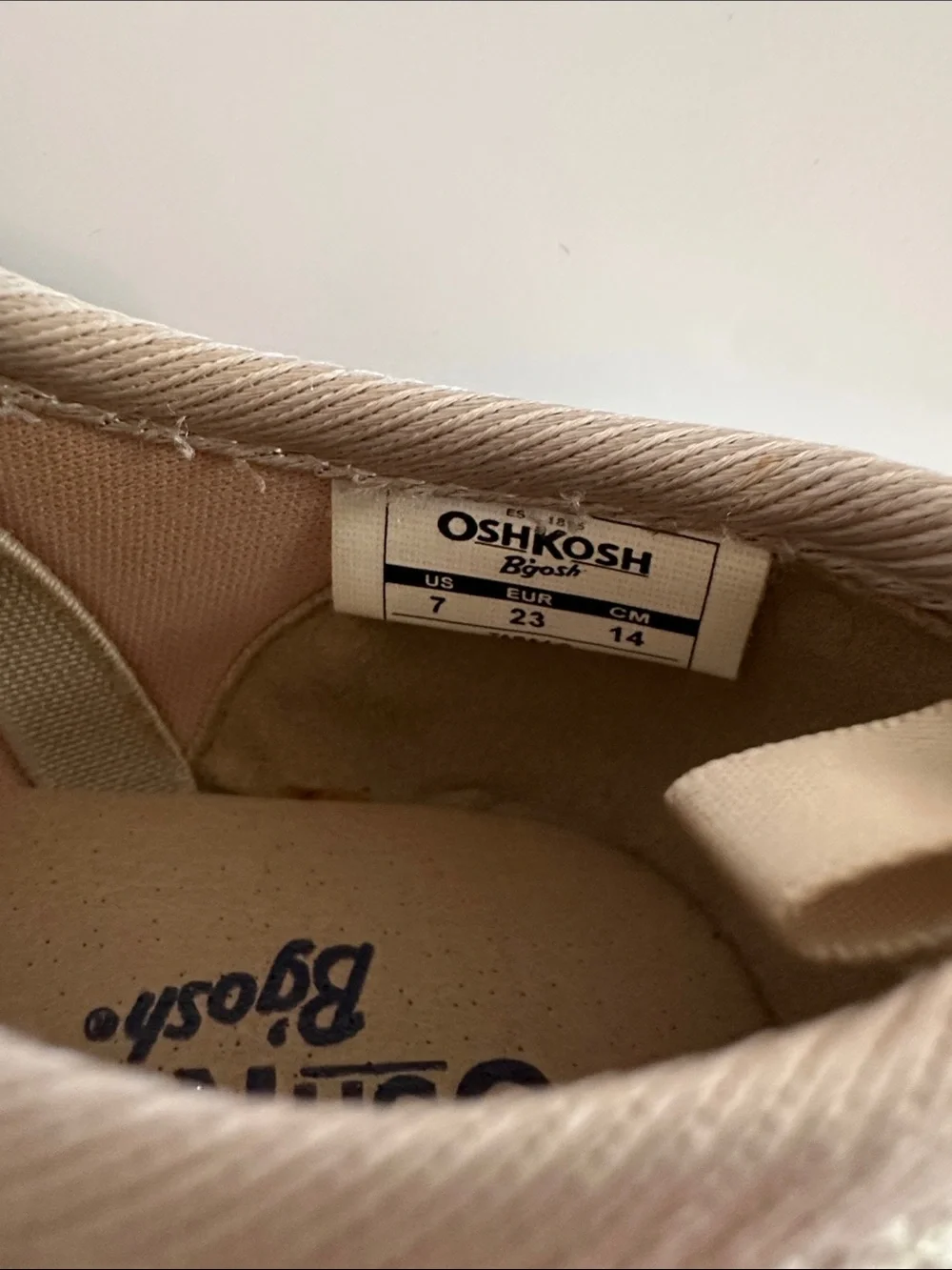Oshkosh Gold Bow Ballet Flats - Baby Girl Toddler - Size 7